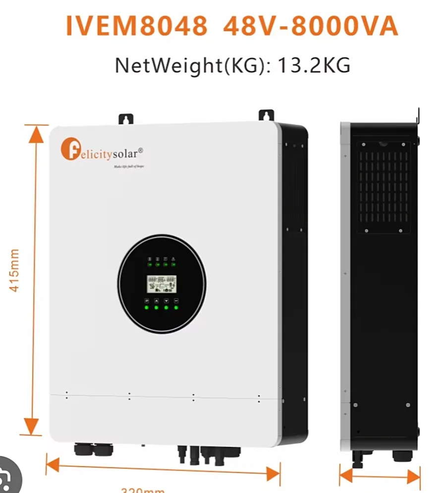 8KW INVERTER FELICITY IVEM8048 thumbnail 2