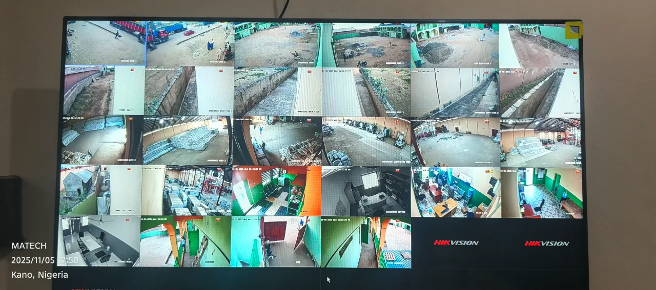 INSTALLATION OF IP CAMERA HIKVISION AT WAREHOUSE