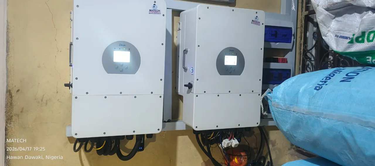 INSTALLATION OF 24KVA DEYE 3 PHASE HYBRID INVERTER